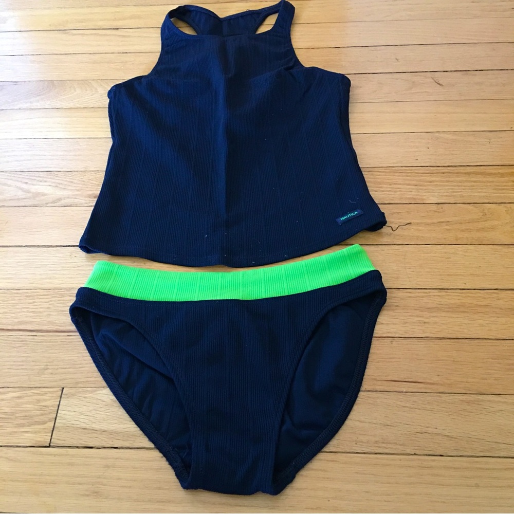 NAUTICA swimsuit tank top bikini 2 piece set
